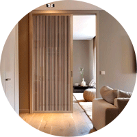 puertas hasta el techo madera essential